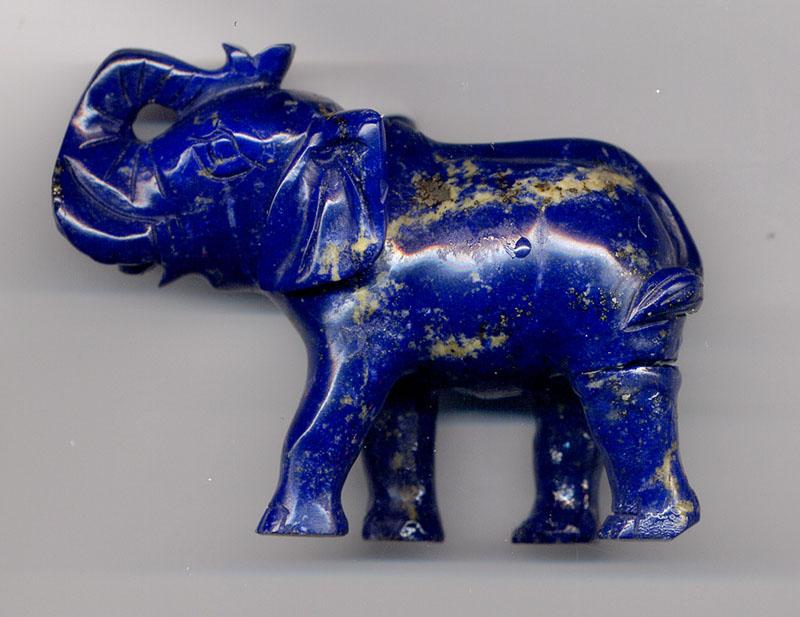 Lapislazuli Elefant